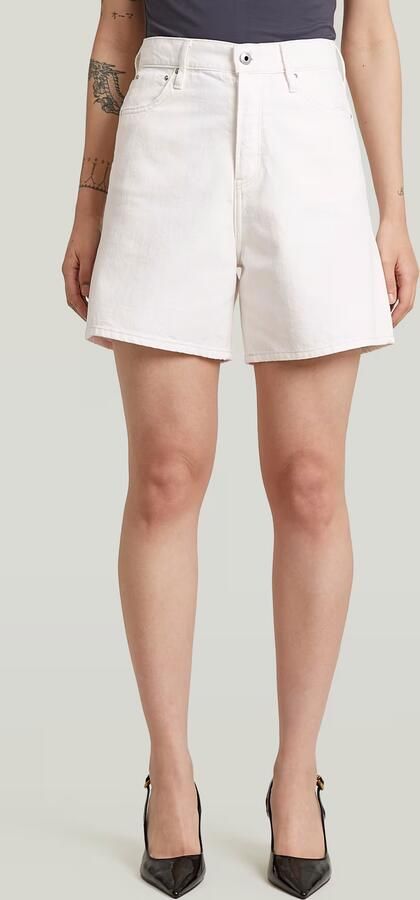 G-Star RAW Jett High Clean Edge Short Wit Dames