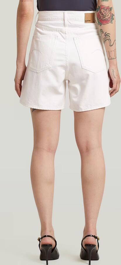 G-Star RAW Jett High Clean Edge Short Wit Dames - Foto 5