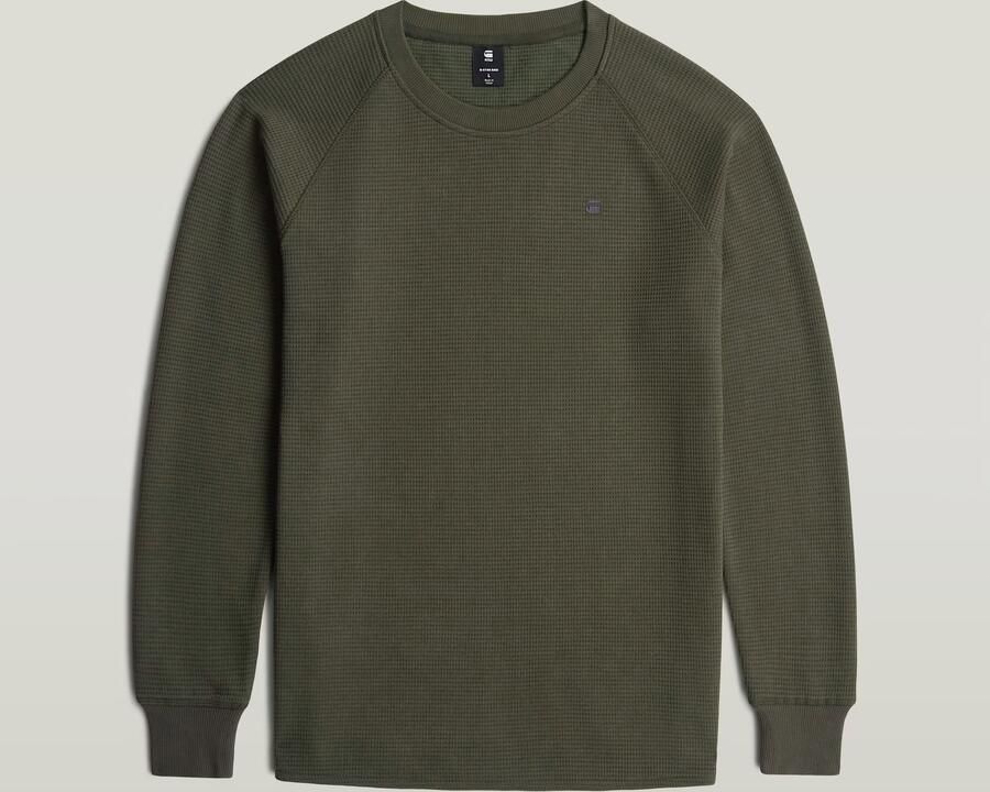 G-Star Raw regular fit longsleeve in brei-look model 'Jirgi' - Foto 5