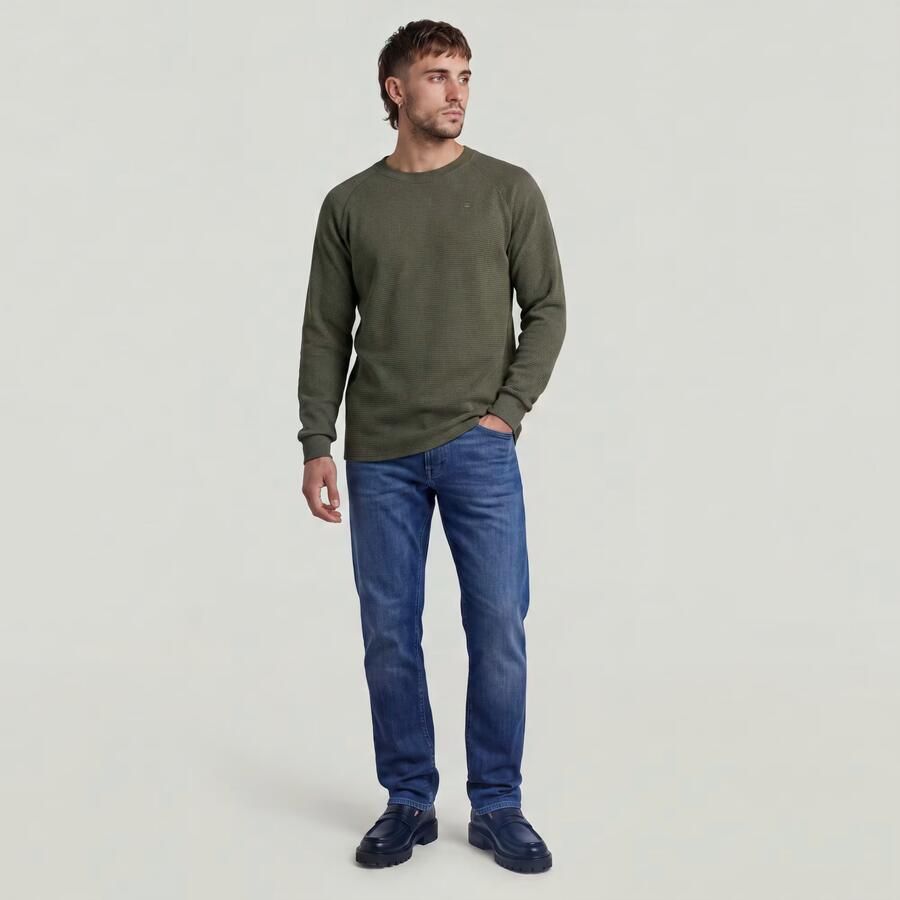 G-Star Raw regular fit longsleeve in brei-look model 'Jirgi' - Foto 3