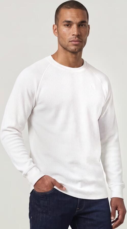 G-Star Raw regular fit longsleeve in brei-look model 'Jirgi' - Foto 9
