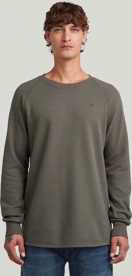 G-Star Raw Regular fit shirt met lange mouwen in gebreide look model 'Jirgi' - Foto 7
