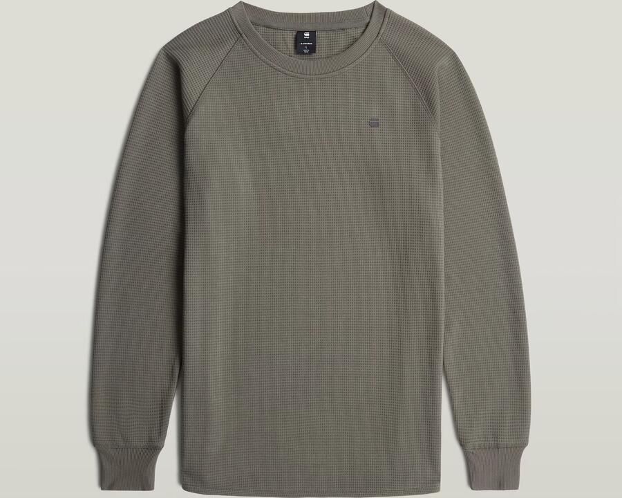 G-Star Raw Regular fit shirt met lange mouwen in gebreide look model 'Jirgi' - Foto 2