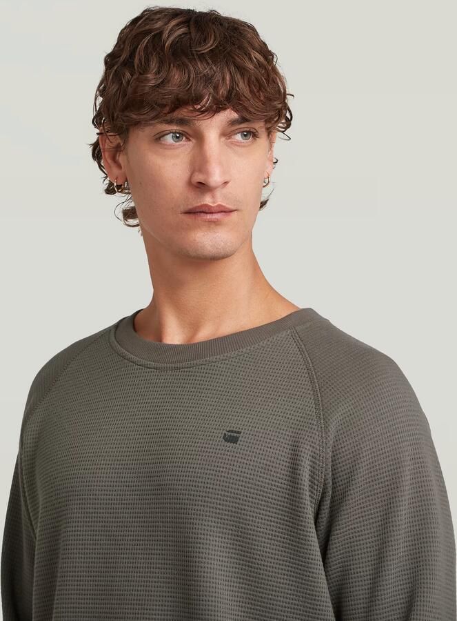 G-Star Raw Regular fit shirt met lange mouwen in gebreide look model 'Jirgi' - Foto 5