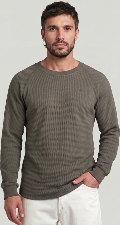 G-Star Raw Regular fit shirt met lange mouwen in gebreide look model 'Jirgi' - Foto 11