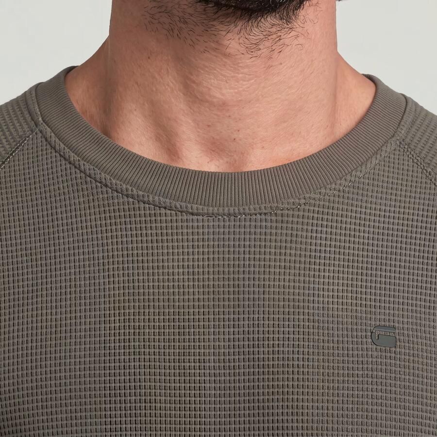 G-Star Raw Regular fit shirt met lange mouwen in gebreide look model 'Jirgi' - Foto 3