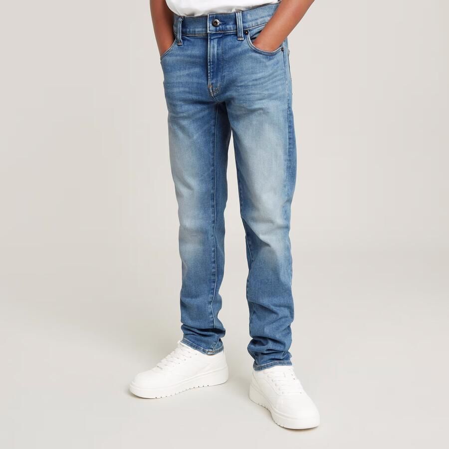 G-Star Raw slim fit jeans sun faded niagara Blauw Jongens Stretchdenim 140 - Foto 8