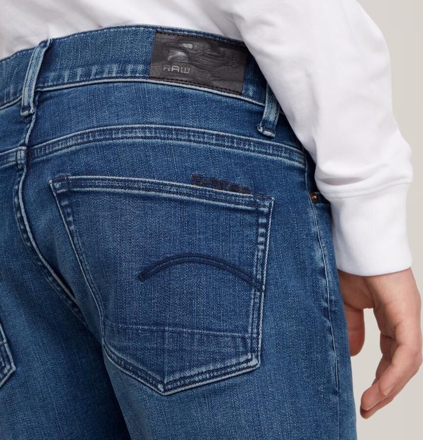 G-Star RAW Jongens 3301 Slim Jeans Midden blauw jongens - Foto 4