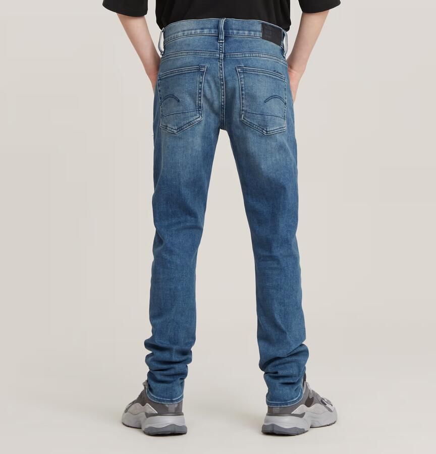 G-Star Raw slim fit jeans faded cascade Blauw Jongens Stretchdenim Effen 140 - Foto 5