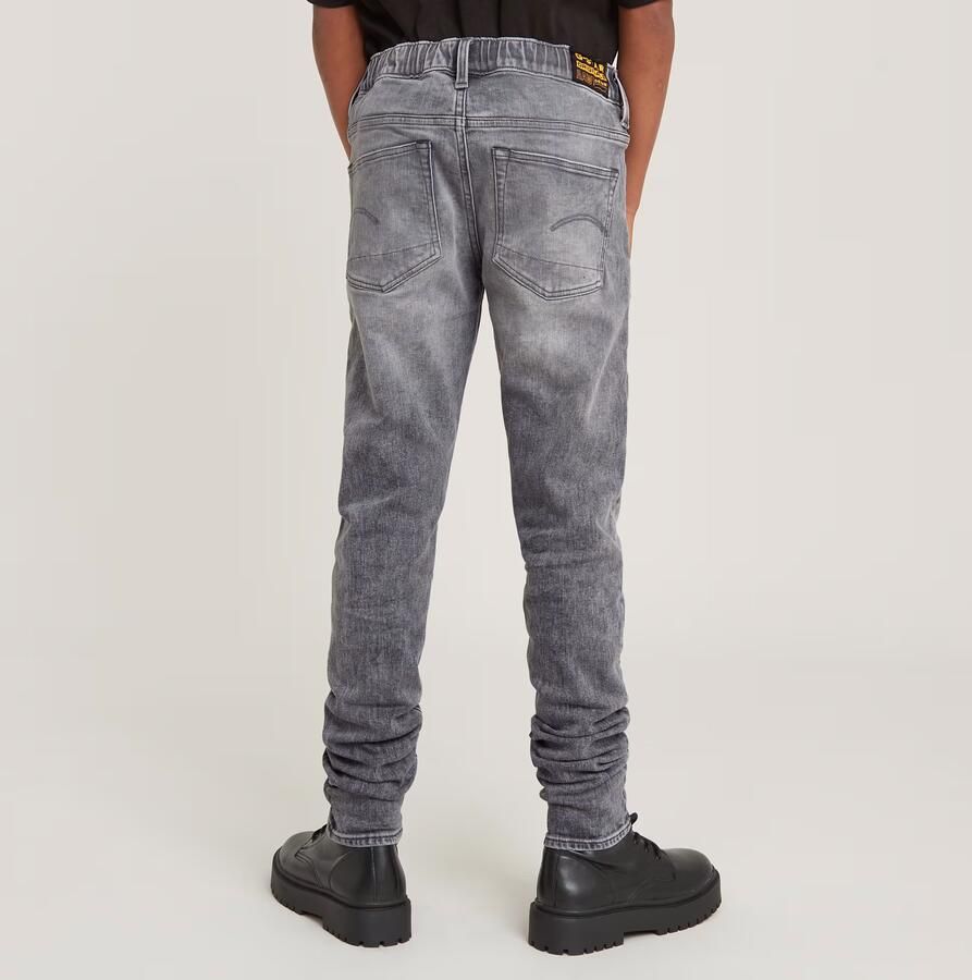 G-Star RAW Jongens 3301 Slim Pull-Up Jeans Grijs jongens - Foto 4