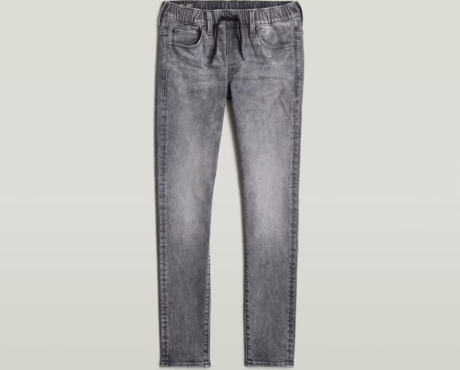 G-Star RAW Jongens 3301 Slim Pull-Up Jeans Grijs jongens - Foto 6