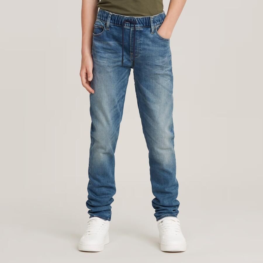 G-Star Raw relaxed jeans sun faded indigo destroyed Blauw Jongens Stretchdenim 152 - Foto 8