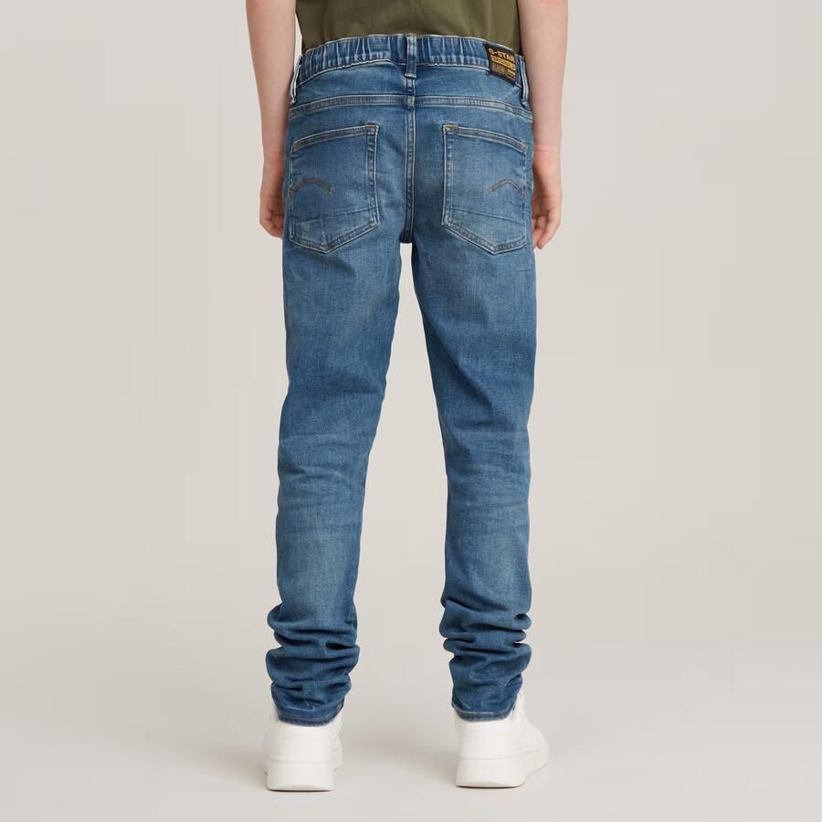 G-Star Raw relaxed jeans sun faded indigo destroyed Blauw Jongens Stretchdenim 152