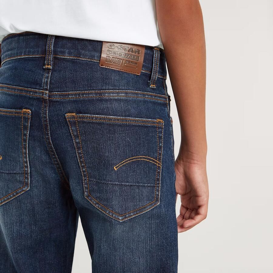 G-Star RAW Jongens 3301 Straight Jeans Donkerblauw jongens - Foto 2