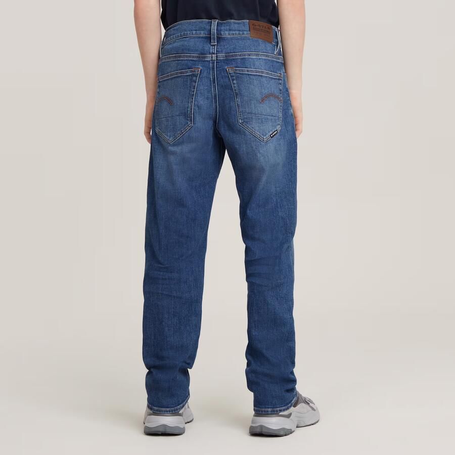 G-Star RAW Jongens 3301 Straight Jeans Midden blauw jongens