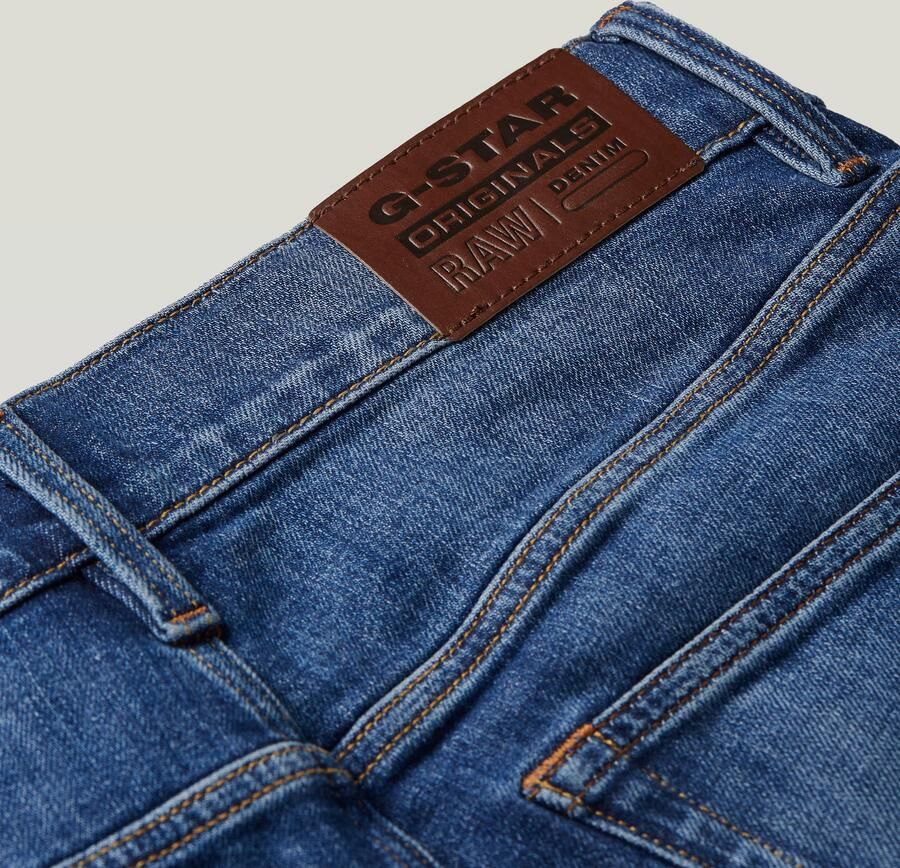 G-Star RAW Jongens 3301 Straight Jeans Midden blauw jongens - Foto 4