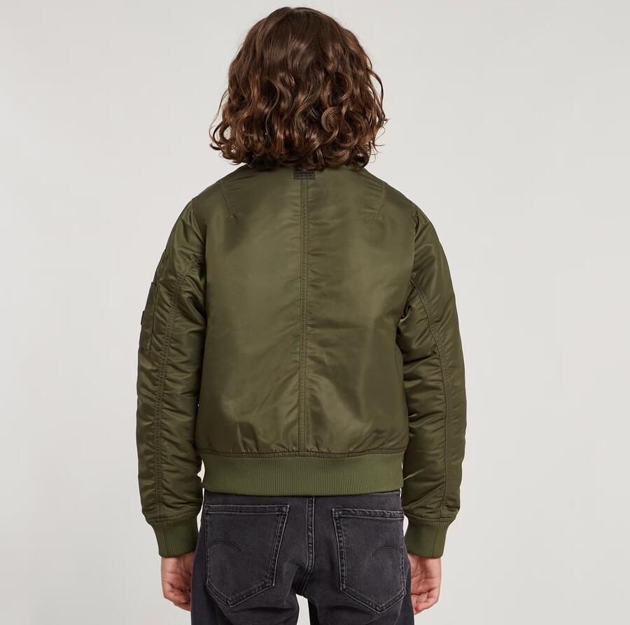 G-Star RAW Jongens Bomberjack Groen jongens - Foto 4