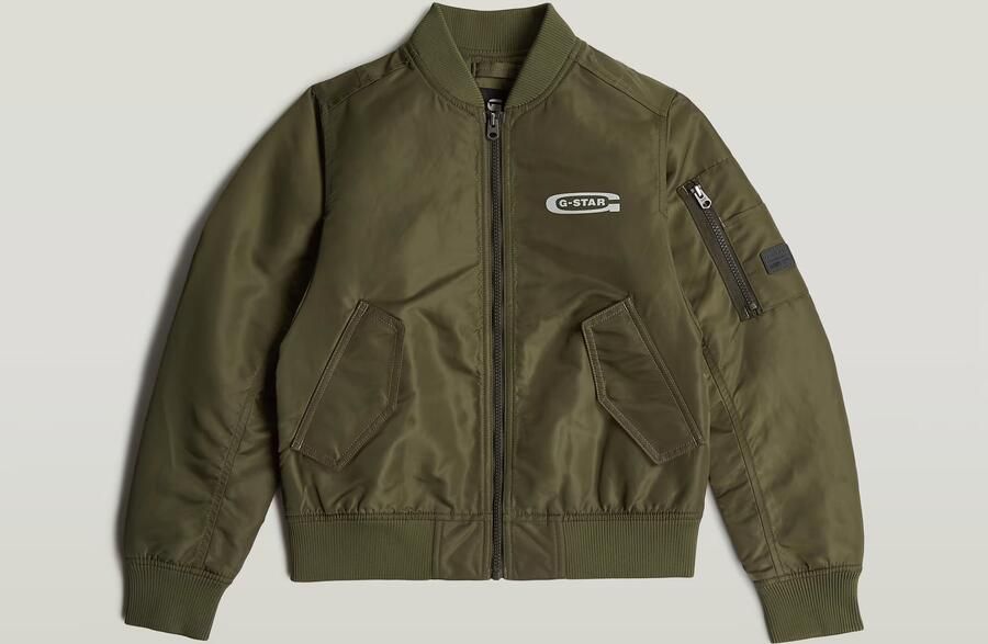 G-Star RAW Jongens Bomberjack Groen jongens - Foto 5