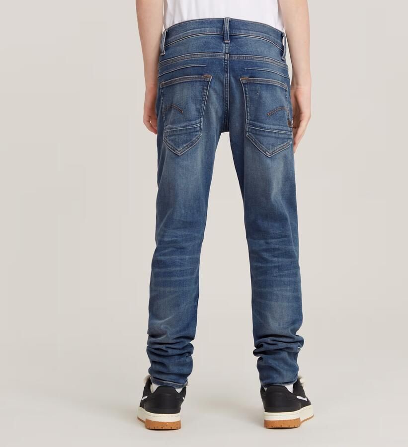 G-Star Raw D-STAQ regular fit jeans sun faded indigo Blauw Jongens Stretchdenim 164 - Foto 4