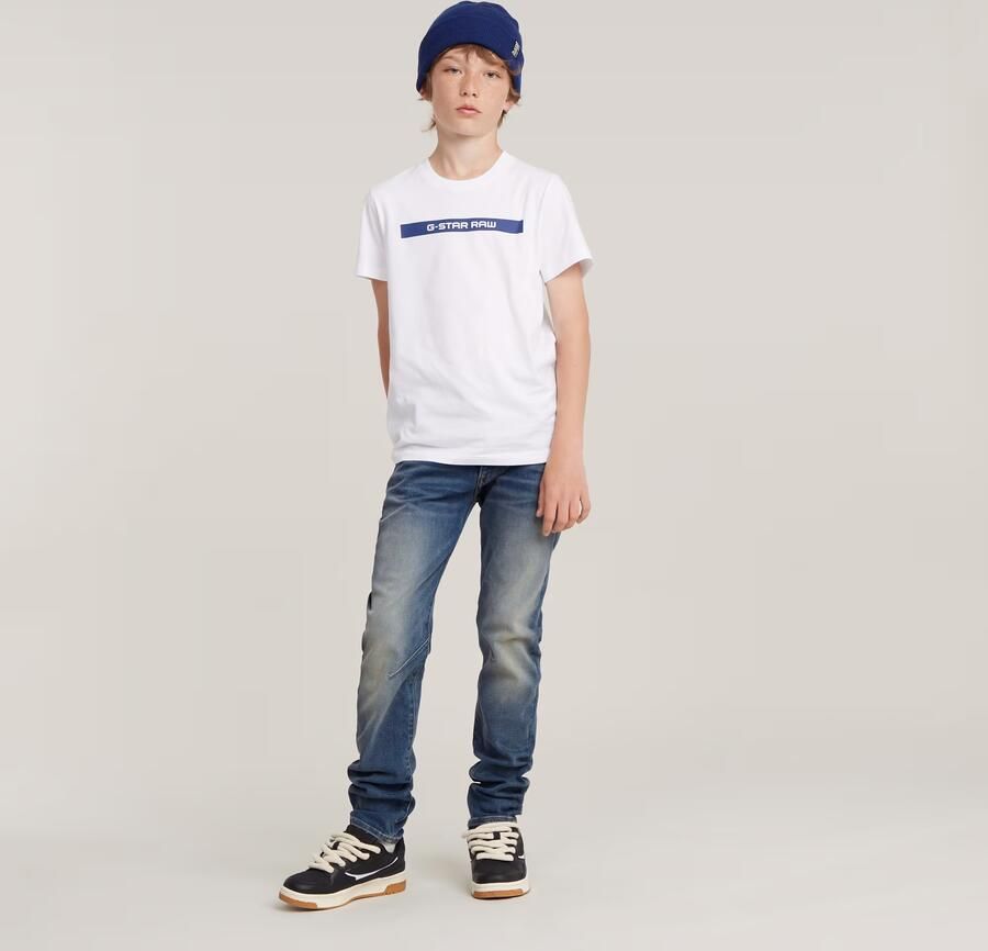 G-Star Raw D-STAQ regular fit jeans sun faded indigo Blauw Jongens Stretchdenim 164 - Foto 3