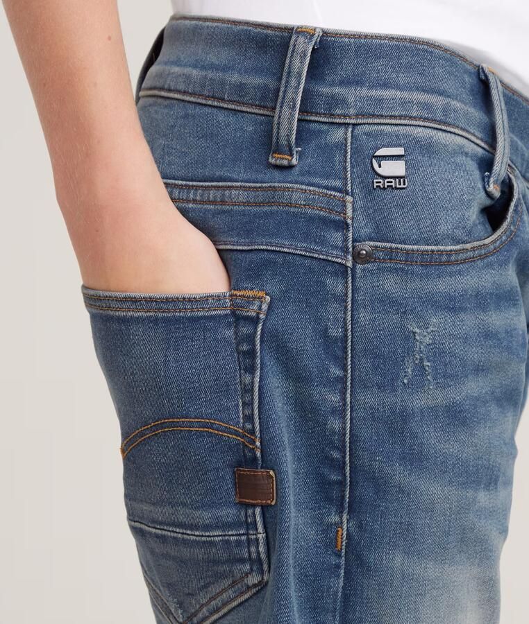 G-Star Raw D-STAQ regular fit jeans sun faded indigo Blauw Jongens Stretchdenim 164 - Foto 5