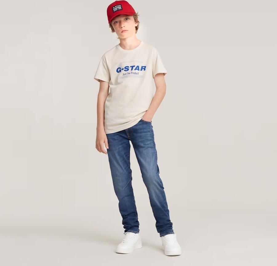 G-Star RAW Jongens D-Staq Slim Jeans Midden blauw jongens - Foto 4