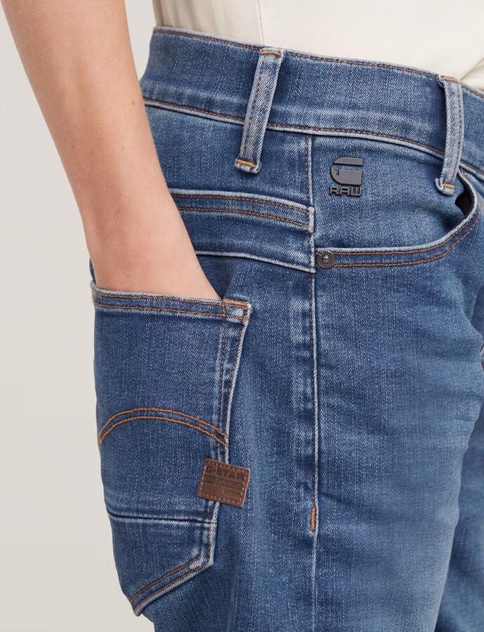 G-Star RAW Jongens D-Staq Slim Jeans Midden blauw jongens - Foto 6