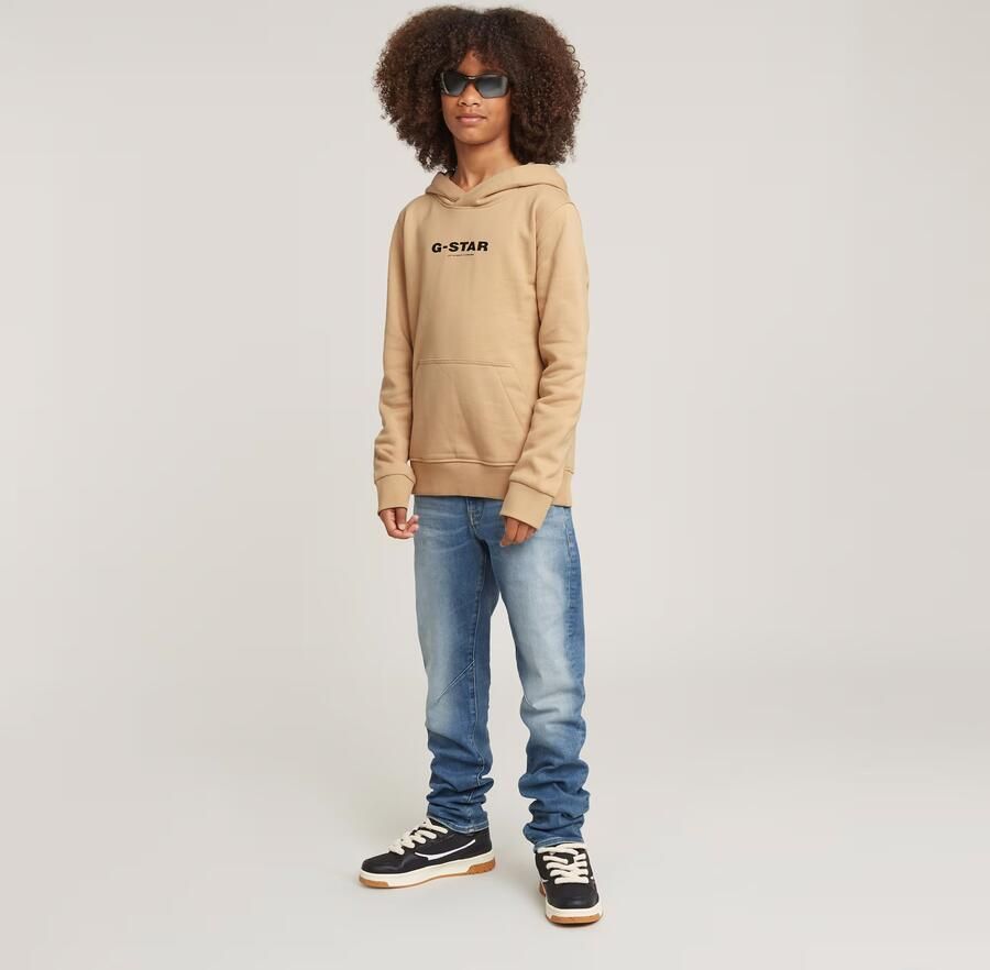 G-Star Raw D-STAQ regular fit jeans medium aged Blauw Jongens Stretchdenim 152 - Foto 5