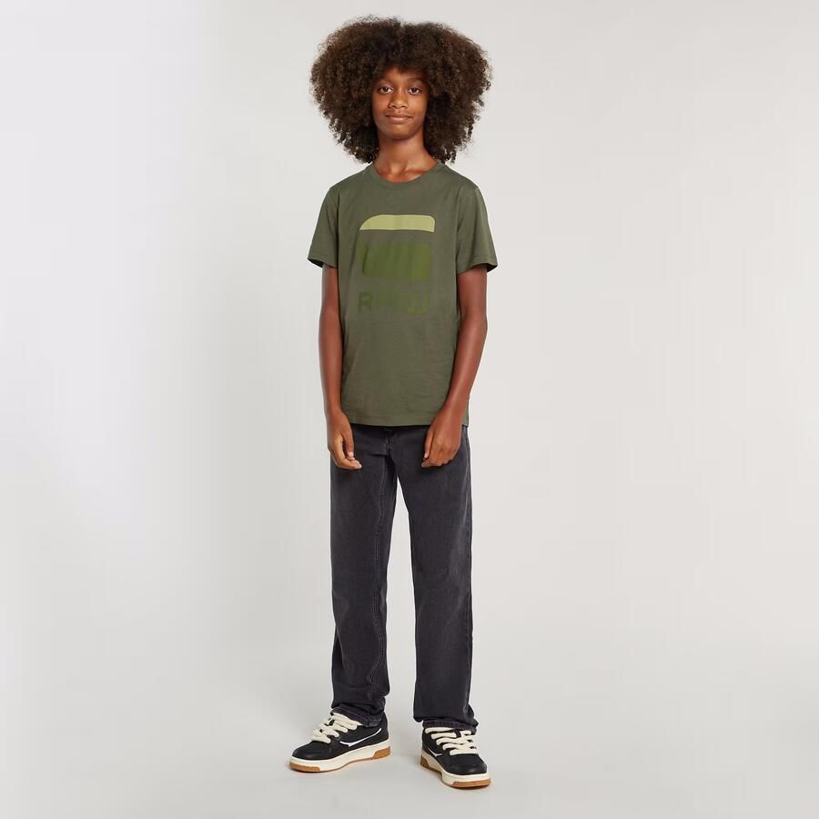 G-Star RAW Jongens Mosa Straight Jeans Grijs jongens - Foto 2