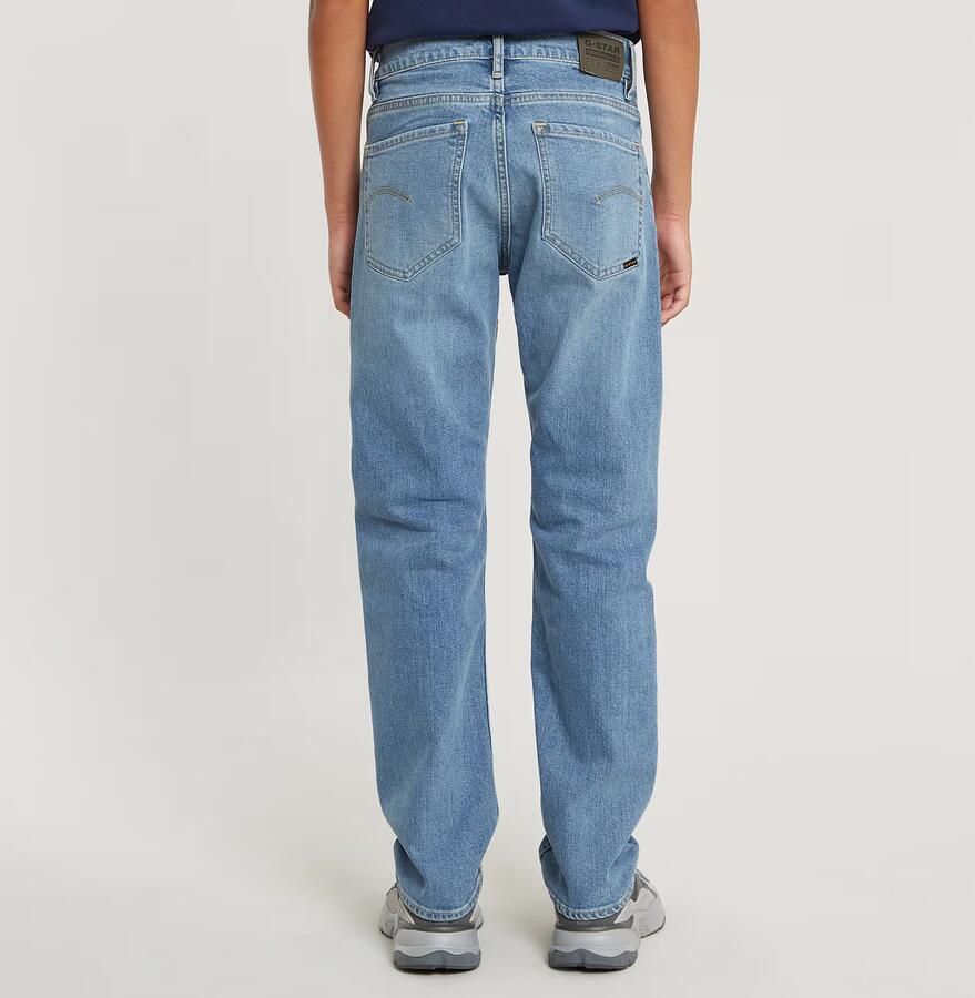 G-Star RAW Jongens Mosa Straight Jeans Midden blauw jongens - Foto 5