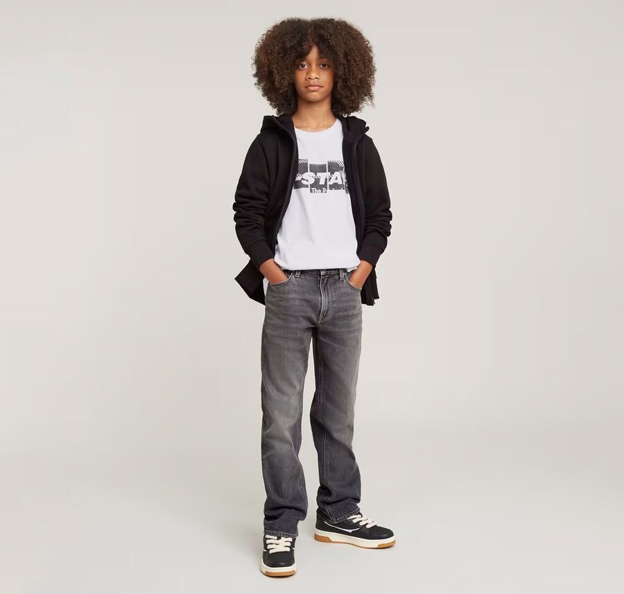 G-Star RAW Jongens Premium Mosa Straight Jeans Grijs jongens - Foto 5