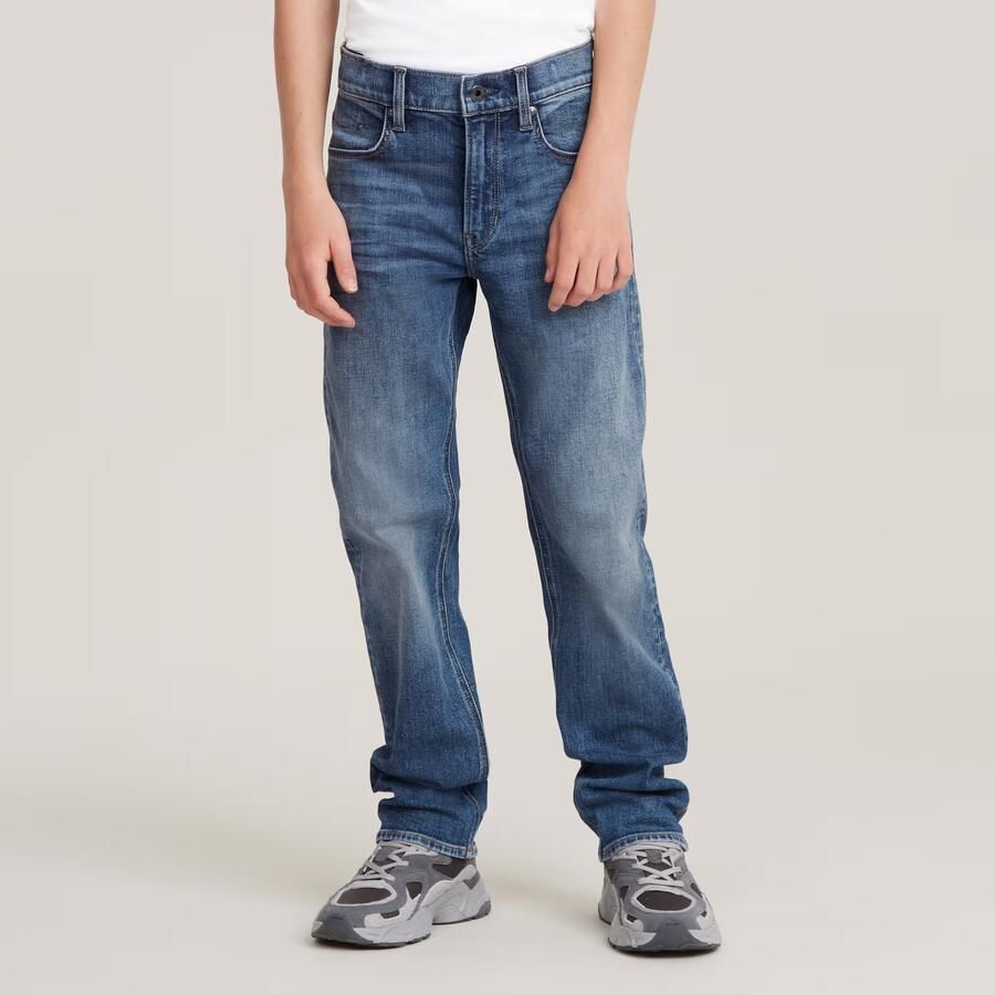 G-Star Raw Mosa Straight premium slim fit jeans faded cascade Blauw Jongens Stretchdenim 140 - Foto 7