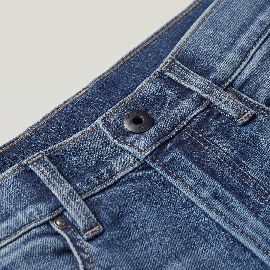 G-Star Raw Mosa Straight premium slim fit jeans faded cascade Blauw Jongens Stretchdenim 140 - Foto 4