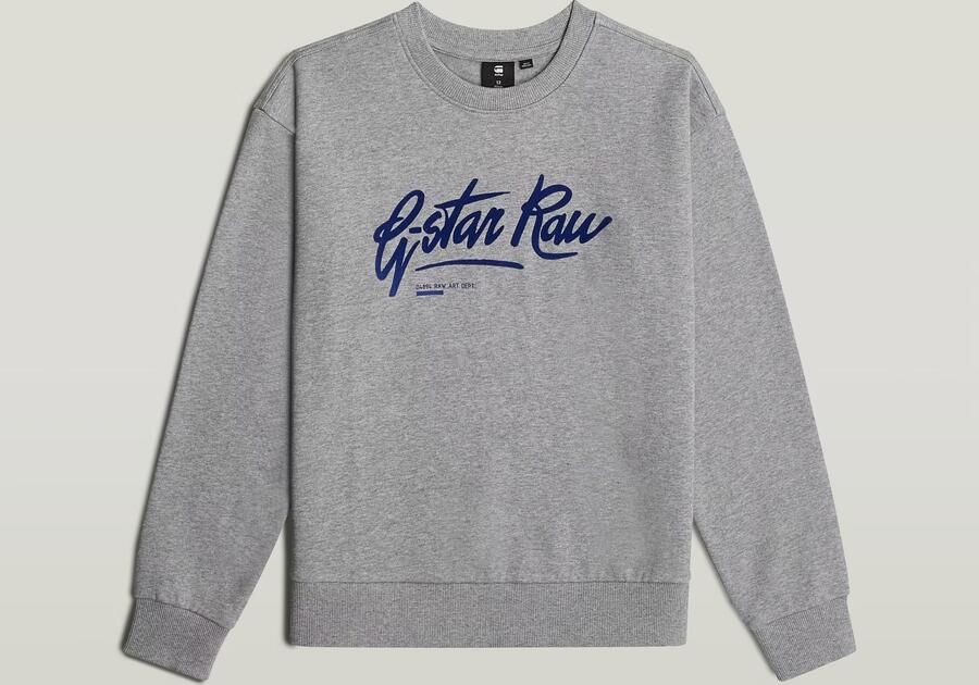 G-Star RAW Jongens Sweater Loose Brushed Meerkleurig jongens - Foto 6