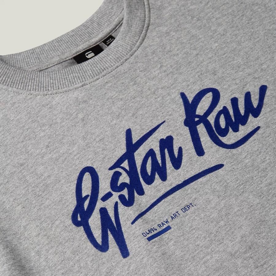 G-Star RAW Jongens Sweater Loose Brushed Meerkleurig jongens - Foto 4