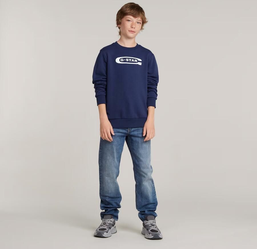 G-Star RAW Jongens Sweater Unbrushed Donkerblauw jongens - Foto 5