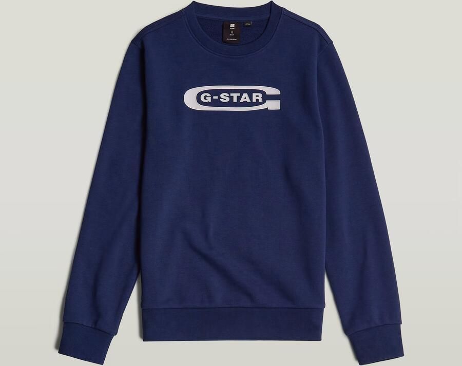 G-Star RAW Jongens Sweater Unbrushed Donkerblauw jongens - Foto 6