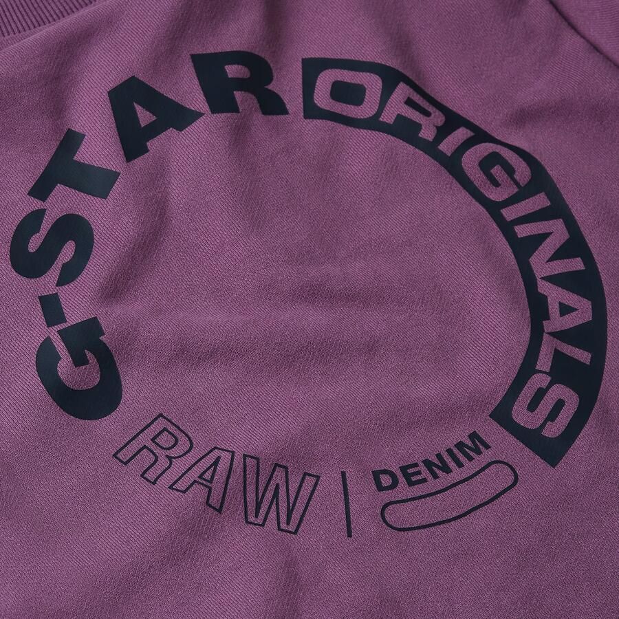 G-Star Raw sweater paars Trui Backprint 140 | Trui van - Foto 3