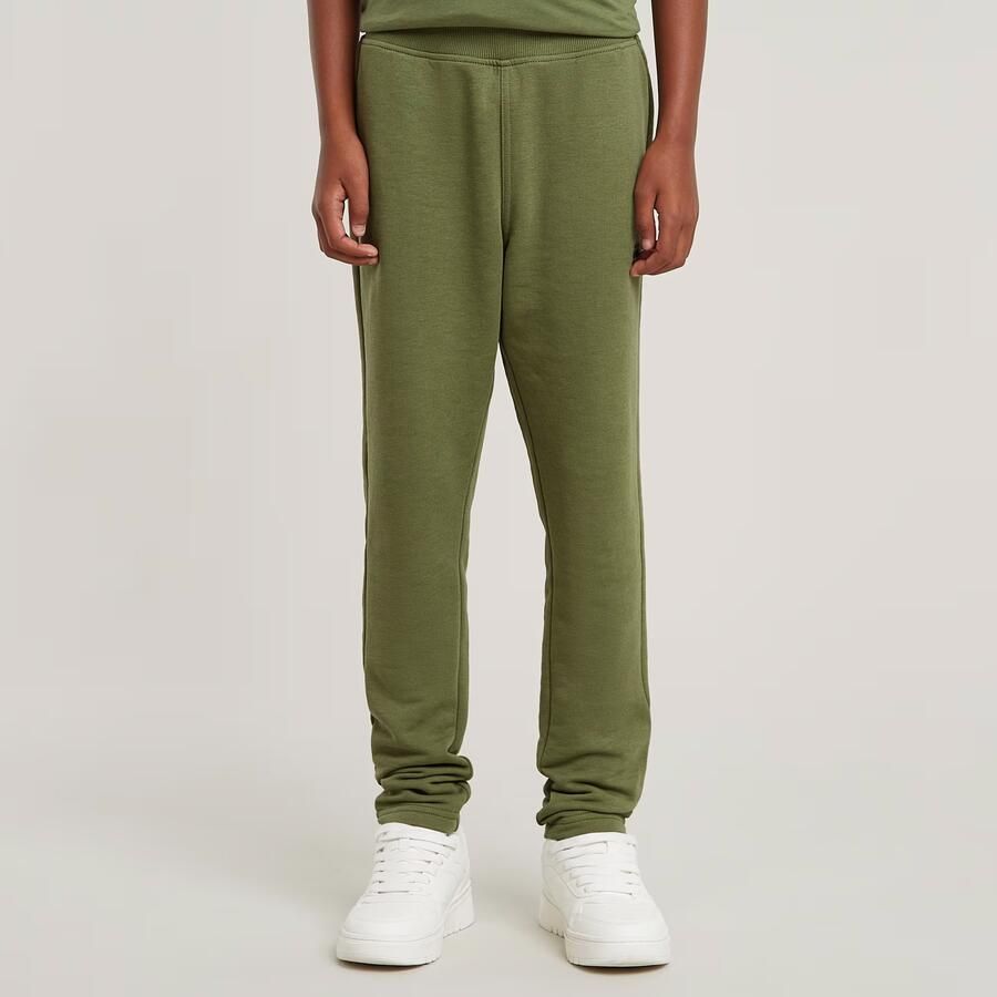 G-Star RAW Jongens Sweatpant Slim Unbrushed Groen jongens