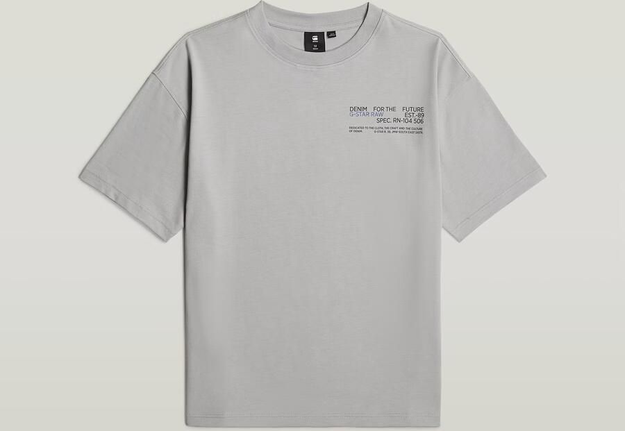 G-Star RAW Jongens T-Shirt Boxy Grijs jongens - Foto 6