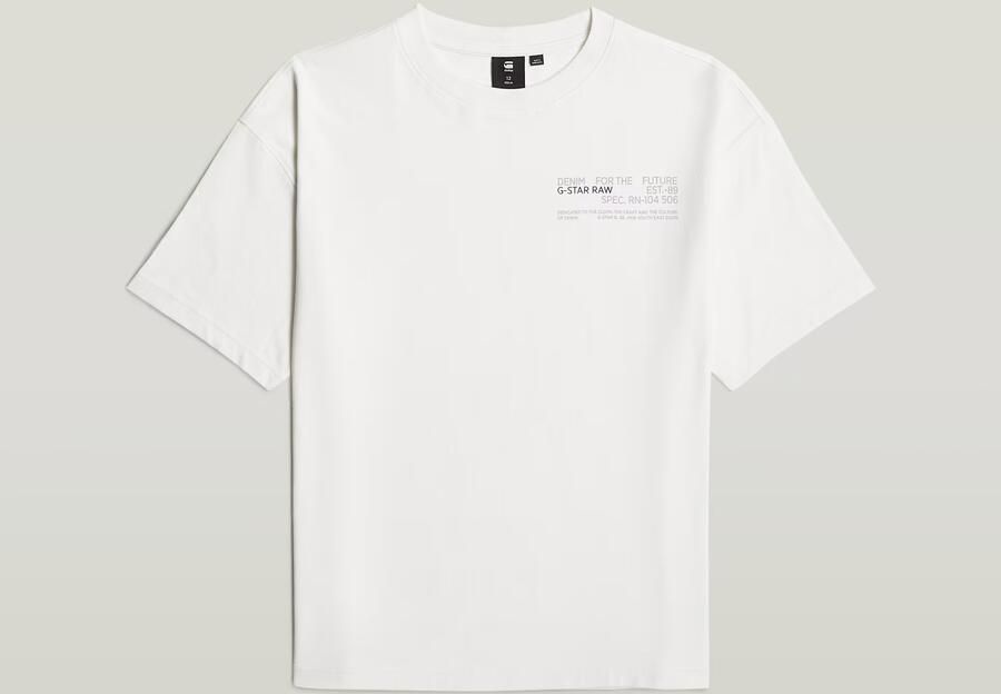 G-Star RAW Jongens T-Shirt Boxy Wit jongens - Foto 6