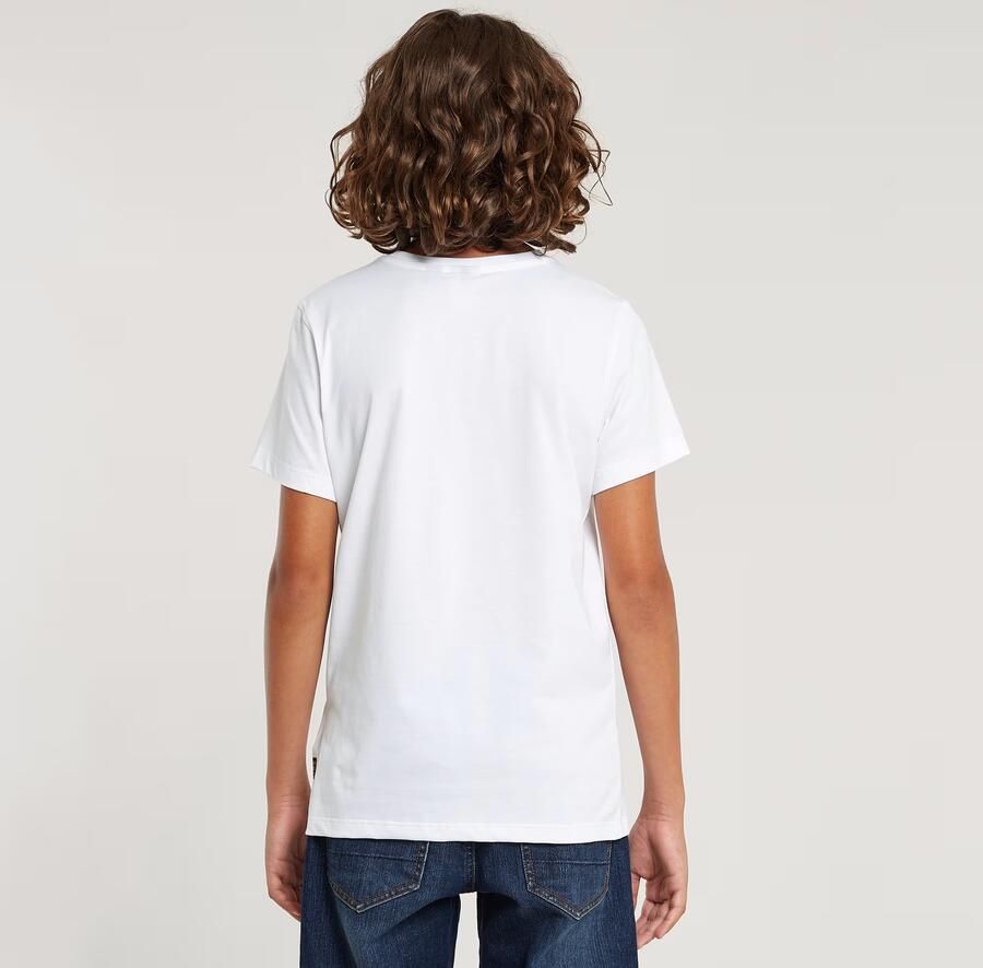 G-Star RAW Jongens T-Shirt Comic Wit jongens - Foto 4
