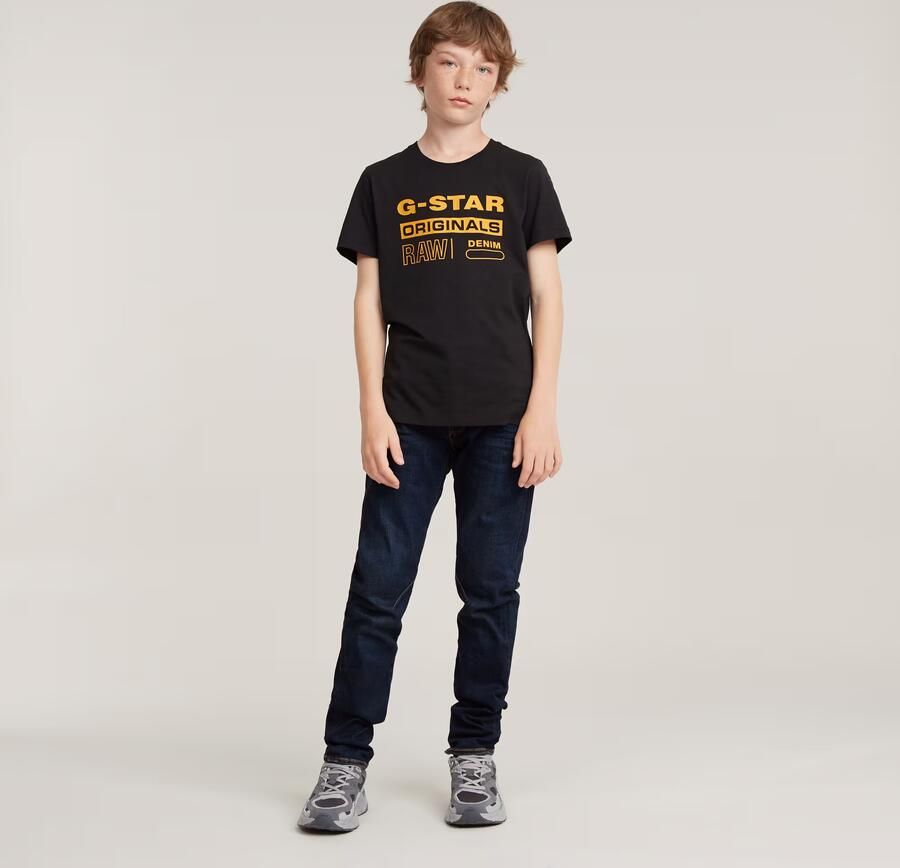 G-Star RAW Jongens T-Shirt G-Star Originals Zwart jongens - Foto 3