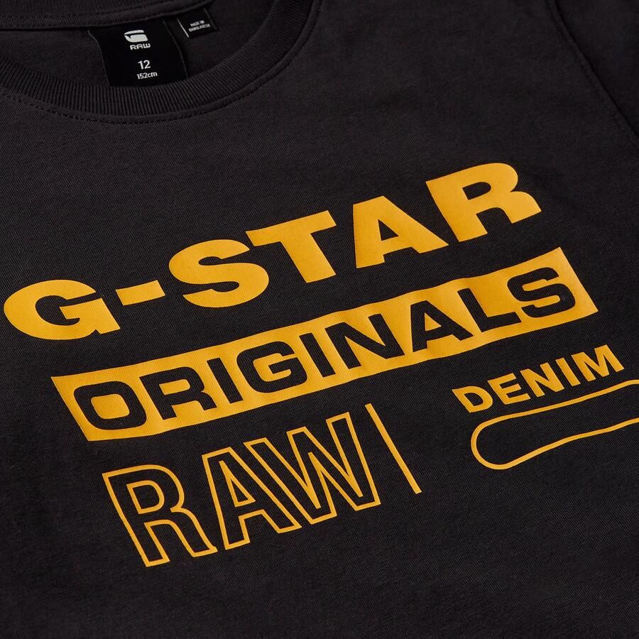 G-Star RAW Jongens T-Shirt G-Star Originals Zwart jongens - Foto 2