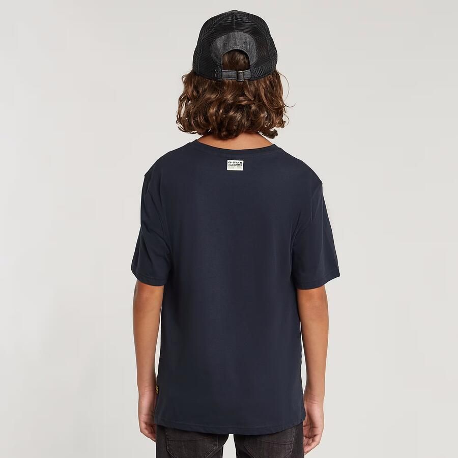 G-Star RAW Jongens T-Shirt Loose Donkerblauw jongens