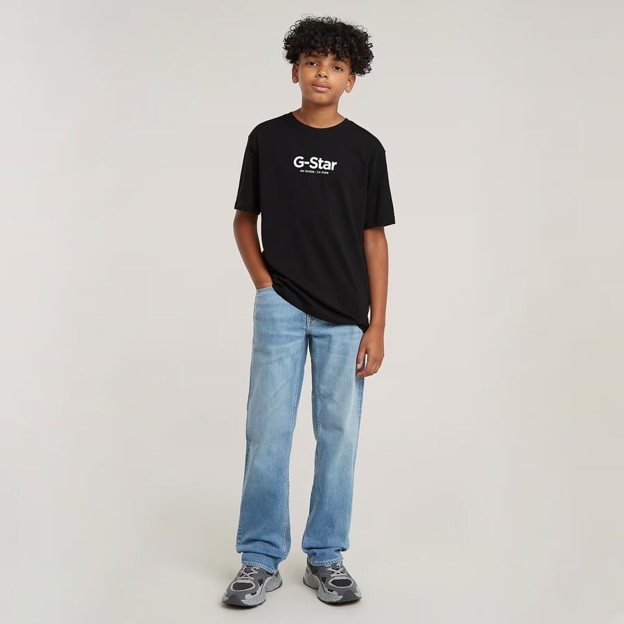 G-Star RAW Jongens T-Shirt Loose Logo Zwart jongens - Foto 2