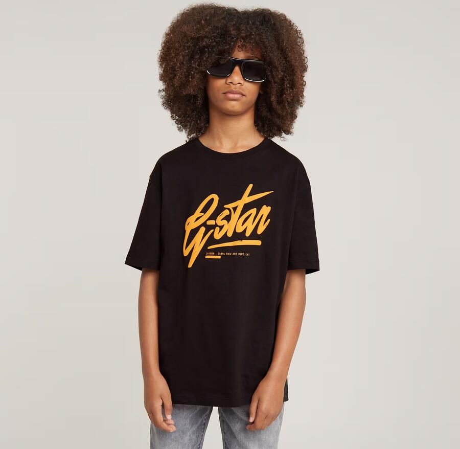 G-Star RAW Jongens T-Shirt Loose Zwart jongens - Foto 7