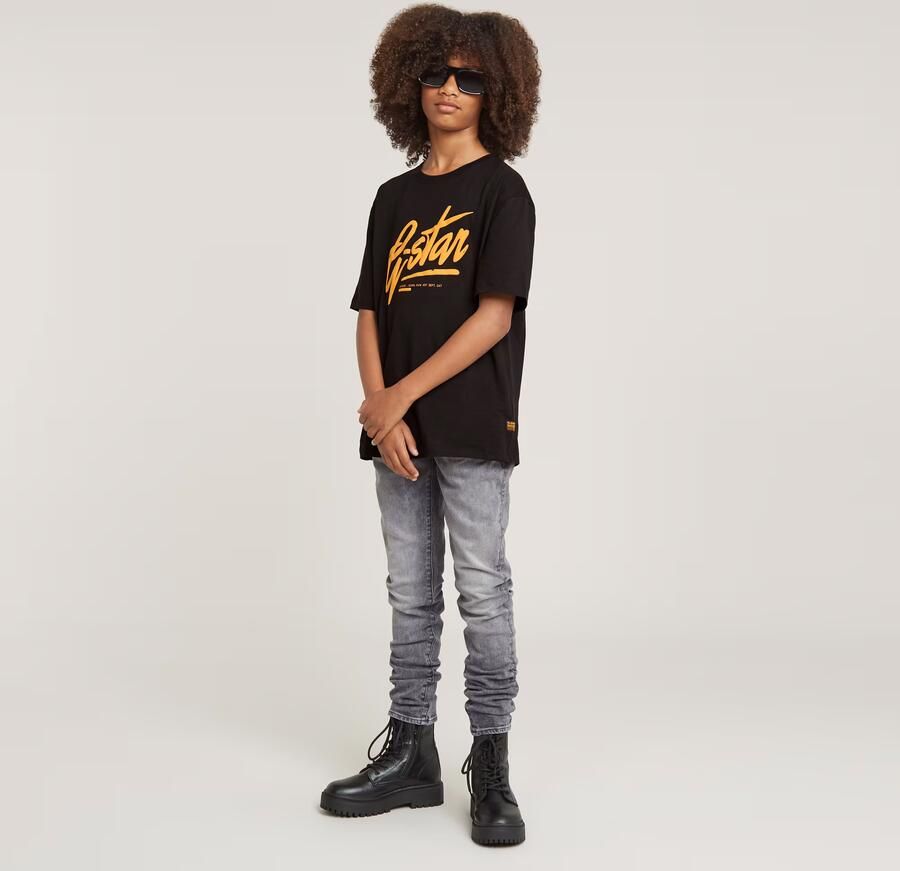 G-Star RAW Jongens T-Shirt Loose Zwart jongens - Foto 5