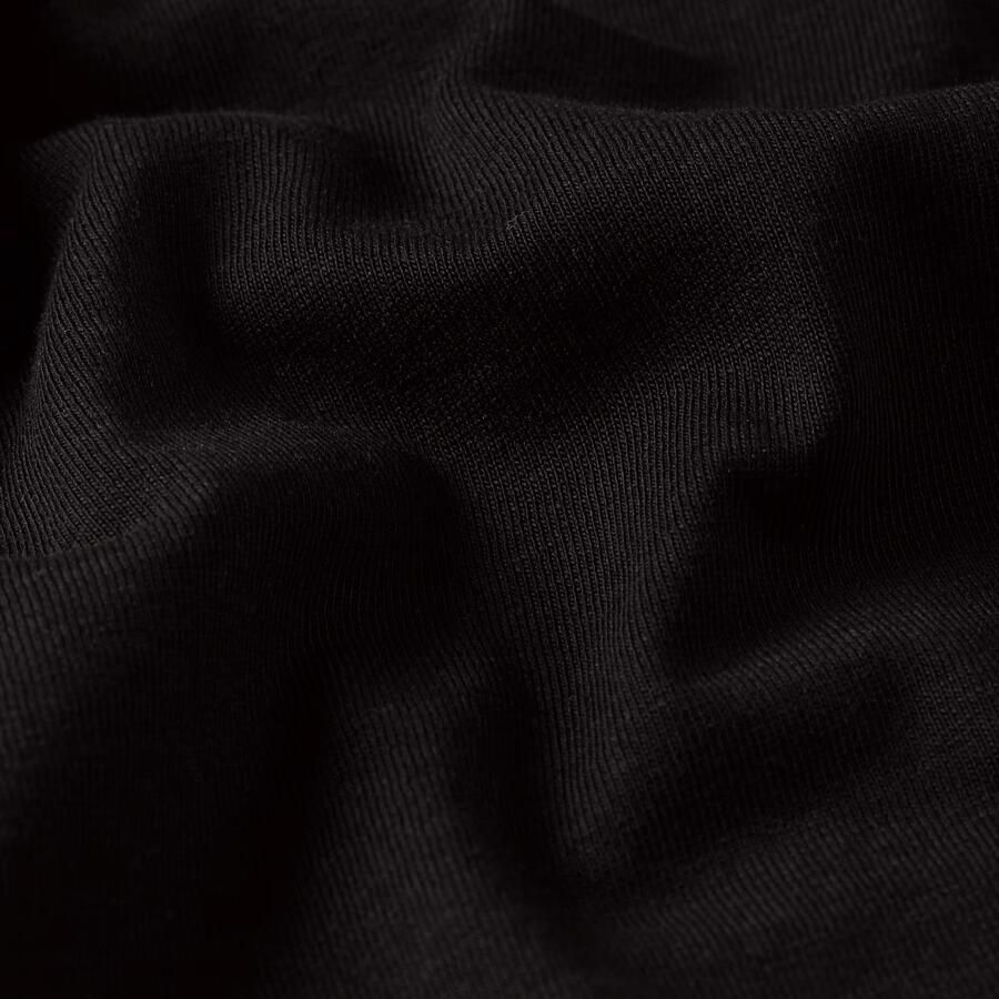 G-Star Raw T-shirt t-shirt s\s loose met logo zwart wit Katoen Ronde hals 140 - Foto 2