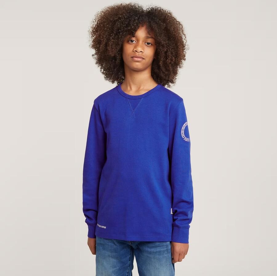 G-Star RAW Jongens T-Shirt Midden blauw jongens - Foto 7